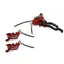 Hope Tech 3 E4 Rear 160mm Mount LH Brake w/o Rotor in Red