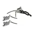 Hope Tech 3 E4 Rear 160mm Mount LH Brake w/o Rotor in Silver
