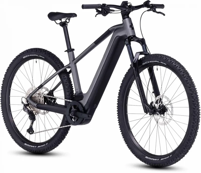 2023 Cube Reaction Race - Electric Mountain Bike - Grey / Metal-1