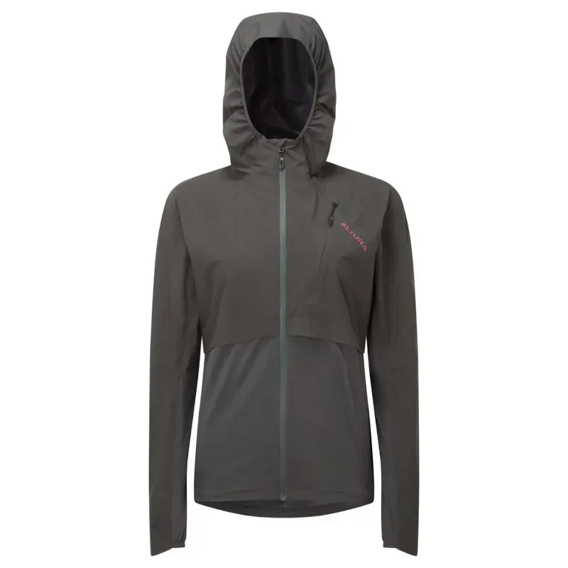 Altura Esker Women's Waterproof Packable Jacket in Carbon