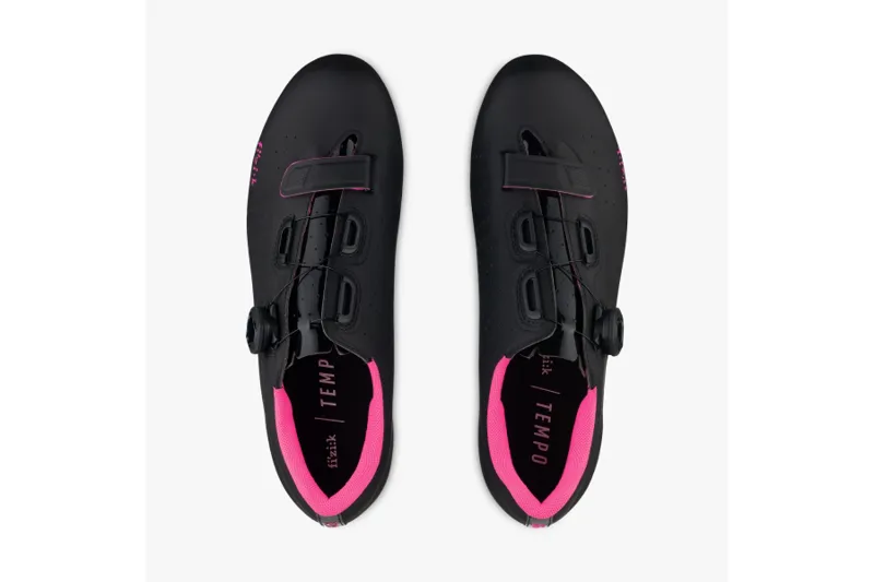 Fizik R5 Tempo Overcurve Road Shoe in Black/Pink-2