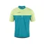 Cube ATX Short Sleeve Half Zip CMPT Jersey in Green/Lime
