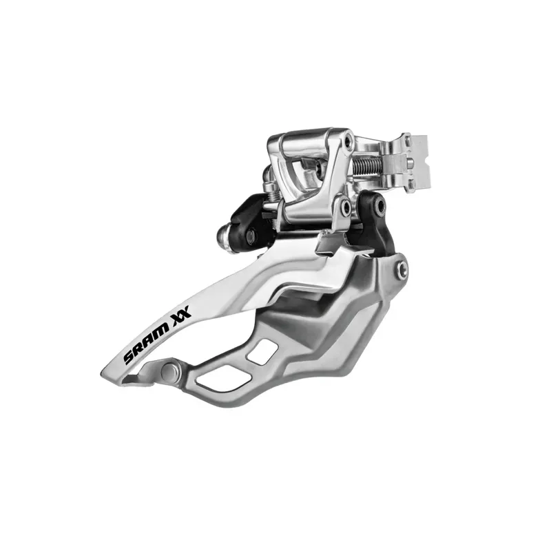 SRAM XX High Clamp Top Pull 38.2mm Front Derailleur in Silver