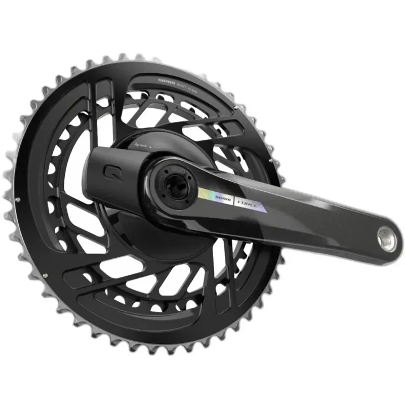 SRAM Force AXS E1 DUB 37-tooth Crankset w/ Power Meter Spider in Black-3