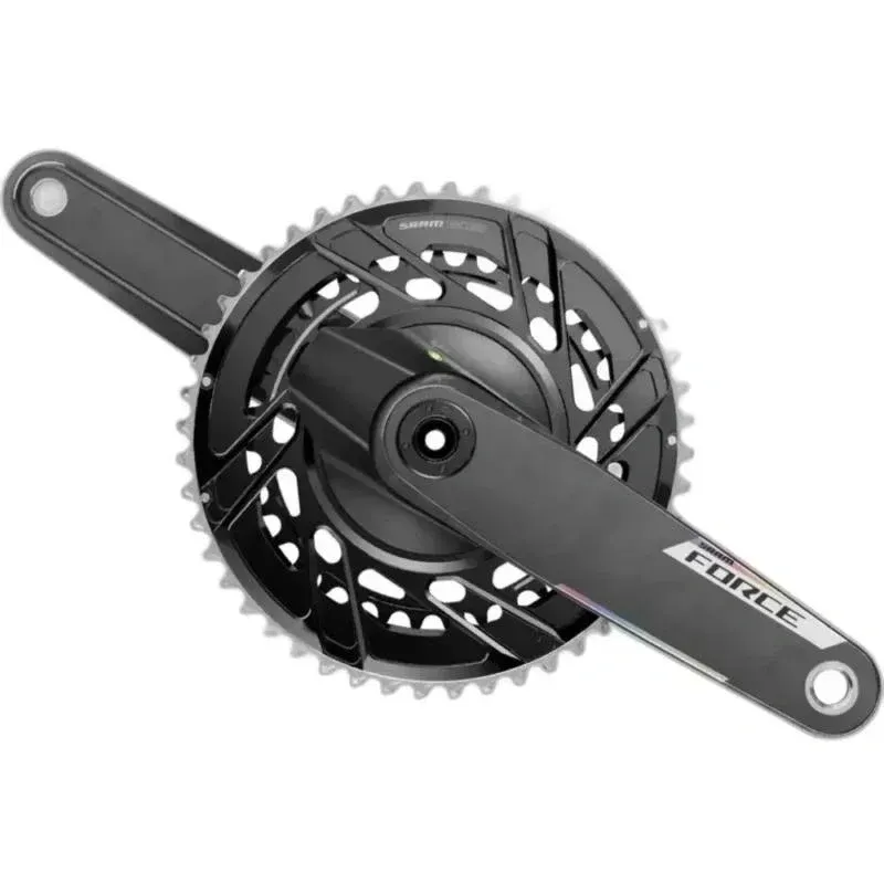 SRAM Force AXS E1 DUB 35-tooth Crankset w/ Power Meter Spider in Black-2