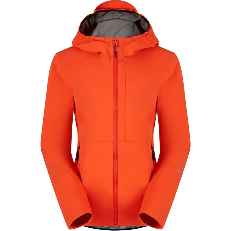 Madison Flux 3-Layer Women's Waterproof Trail Jacket In Magma Red