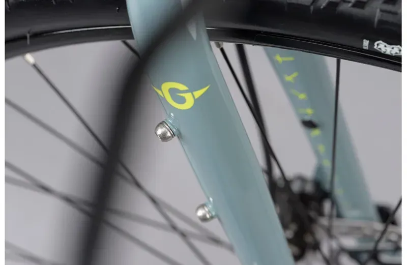 2024 Genesis Croix De Fer 10 Steel Flat Bar Gravel Bike in Blue -3