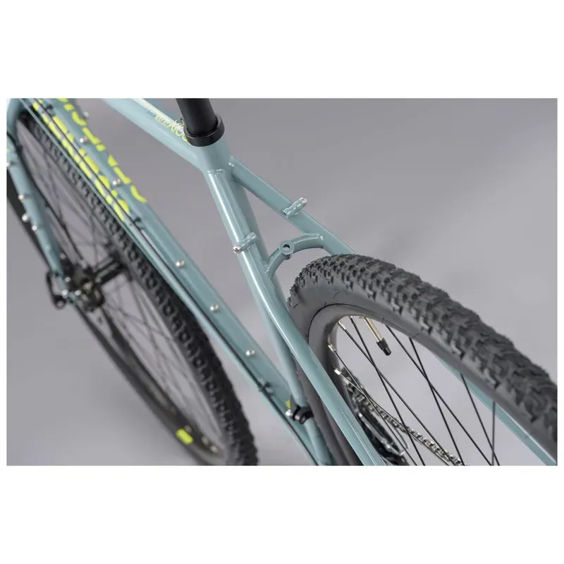 2024 Genesis Croix De Fer 10 Steel Flat Bar Gravel Bike in Blue -10