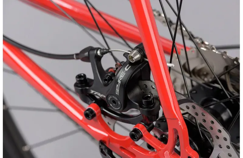 Genesis Croix De Fer 20 - Steel Gravel Bike - Red-10