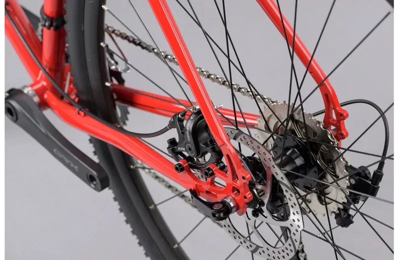 Genesis Croix De Fer 20 - Steel Gravel Bike - Red-9