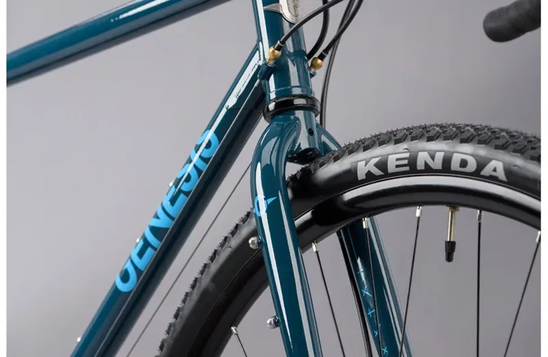 Genesis Croix De Fer 20 - Steel Gravel Bike - Dark Blue-4