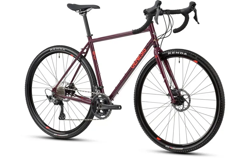 2024 Genesis Croix De Fer 30 Steel Gravel Bike in Purple-1