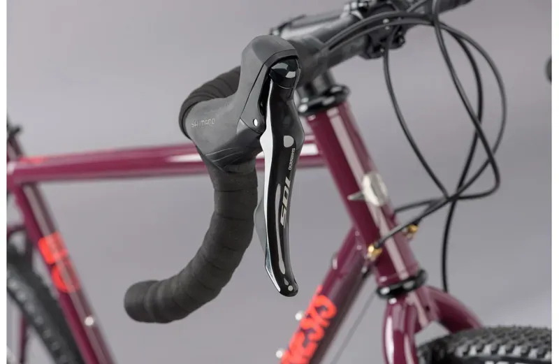 2024 Genesis Croix De Fer 30 Steel Gravel Bike in Purple-2