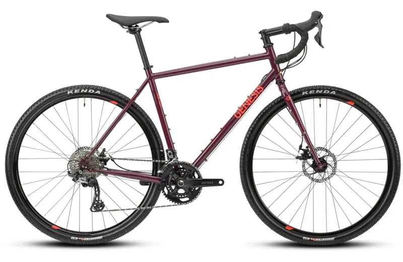 2024 Genesis Croix De Fer 30 Steel Gravel Bike in Purple