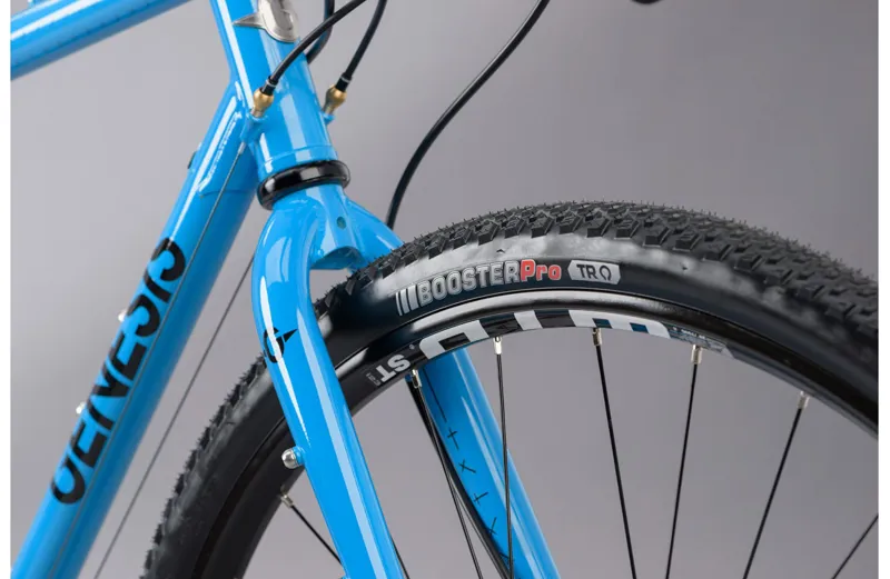 2024 Genesis Croix De Fer 40 Steel Gravel Bike in Blue-5