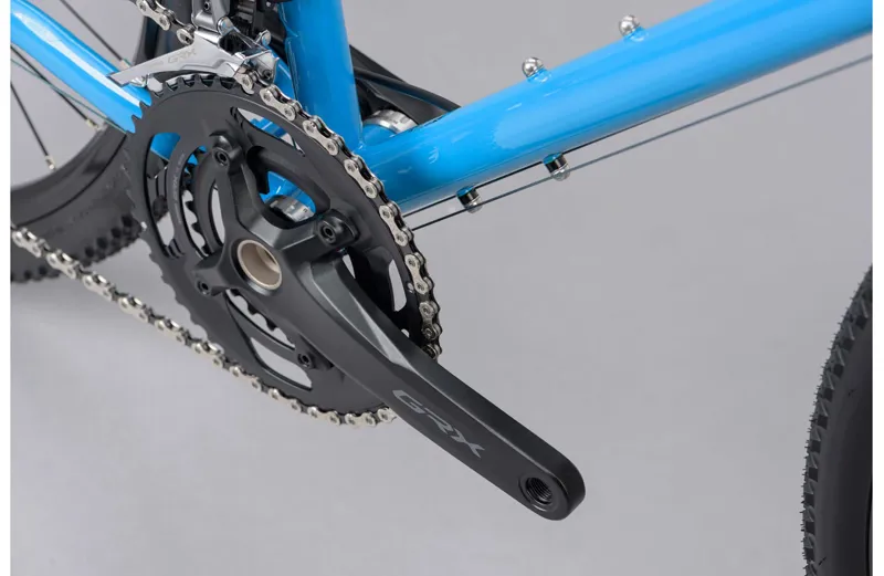 2024 Genesis Croix De Fer 40 Steel Gravel Bike in Blue-11