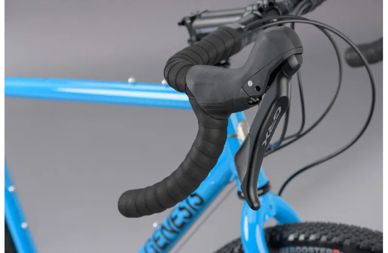 2024 Genesis Croix De Fer 40 Steel Gravel Bike in Blue-2