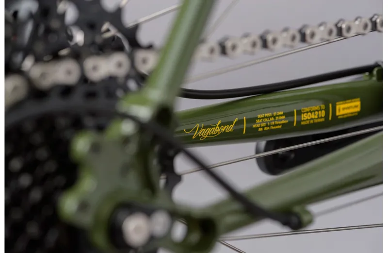 2021 Genesis Vagabond Steel Touring Bike in Green-8