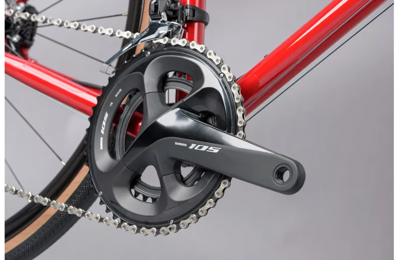 Genesis Equilibrium Disc - Steel Road Bike - Red Sheeran-8