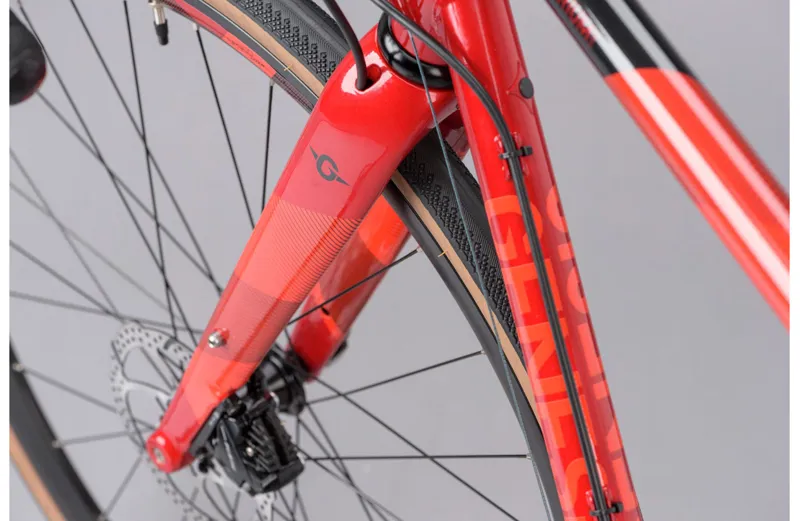 Genesis Equilibrium Disc - Steel Road Bike - Red Sheeran-5
