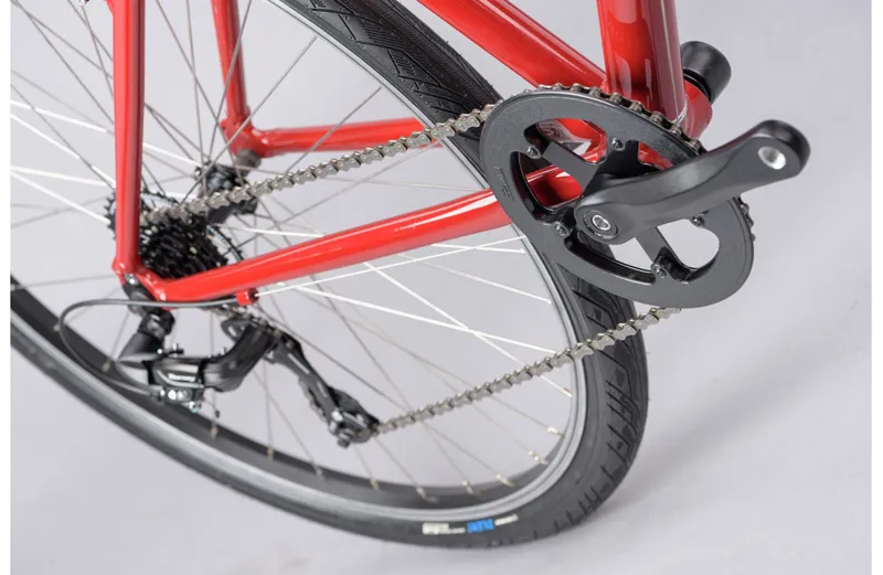 Ridgeback Comet - Hybrid Bike - Red-10