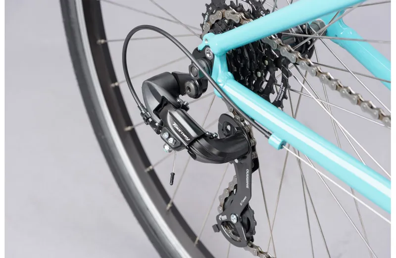 Ridgeback Comet - Open Frame Hybrid Bike - Green-11