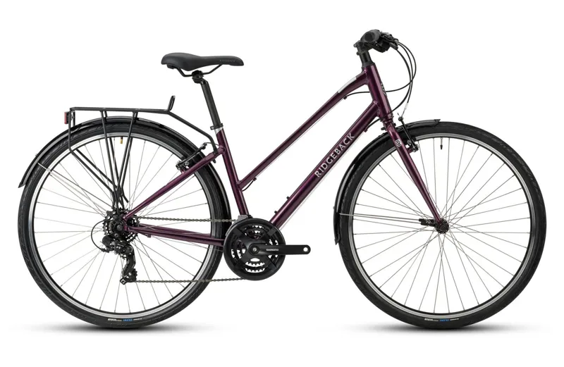 Ridgeback Speed - Open Frame Hybrid Bike - Purple