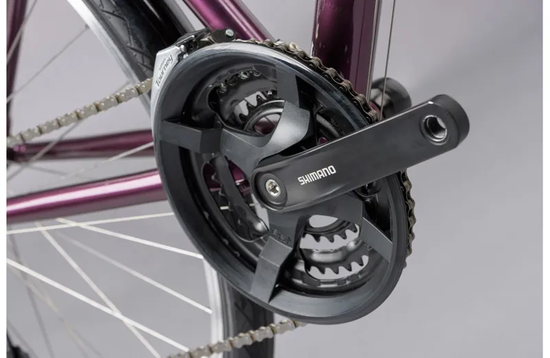 Ridgeback Speed - Open Frame Hybrid Bike - Purple-7