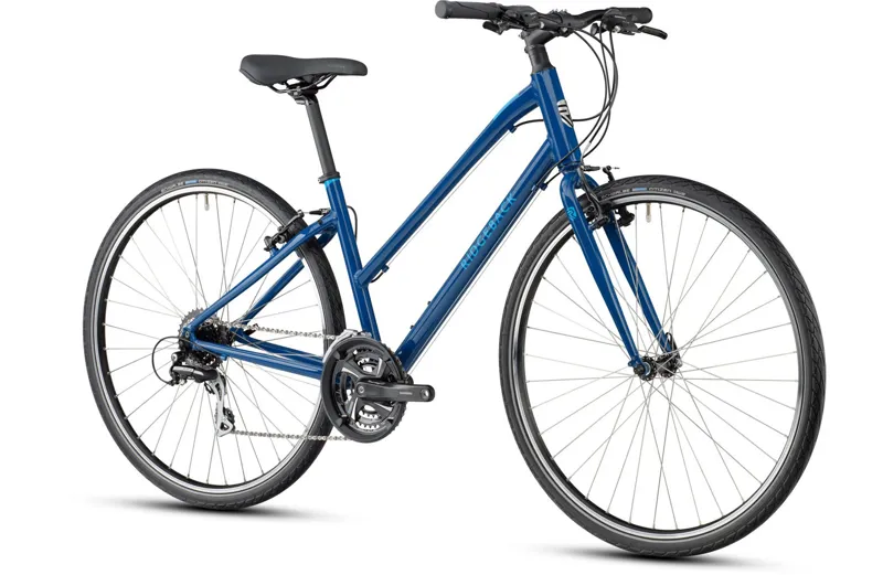 Ridgeback Velocity - Open Frame Hybrid Bike - Dark Blue-1