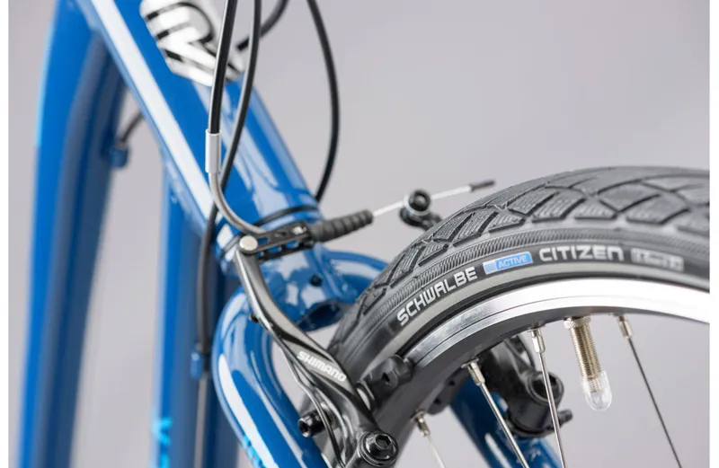 Ridgeback Velocity - Open Frame Hybrid Bike - Dark Blue-5