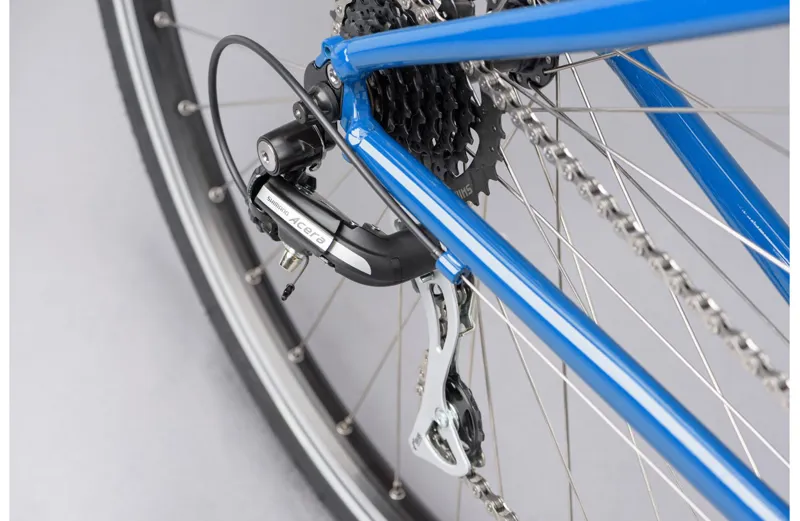 Ridgeback Velocity - Open Frame Hybrid Bike - Dark Blue-10