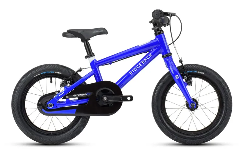 2021 Ridgeback Dimension 14 Kids Bike in Blue