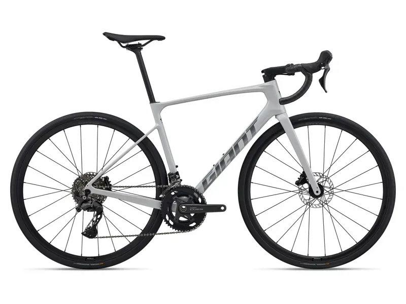 2026 Giant Defy Advanced 3 Road Bike in Good Gray