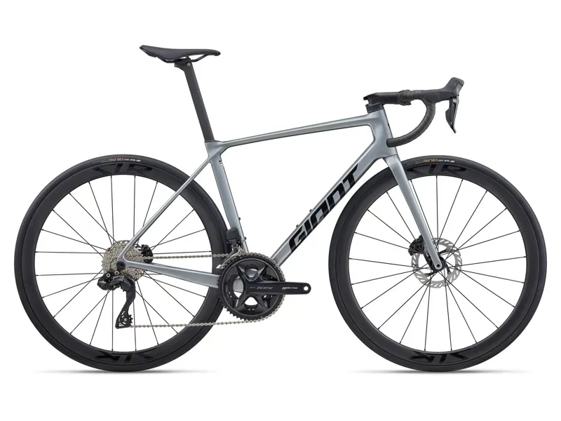 2026 Giant TCR Advanced Pro 1 Di2 Road Bike in Tech Silver