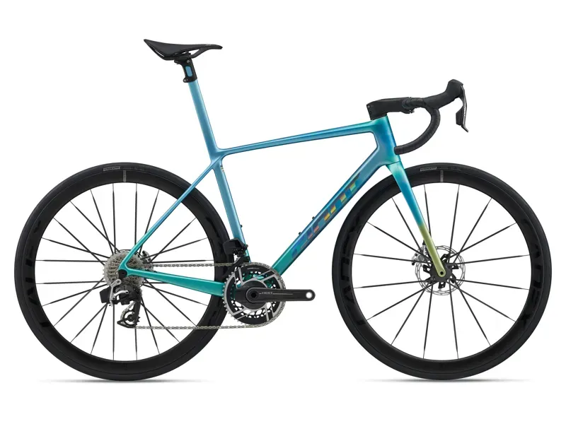 2026 Giant TCR Advanced SL 0 Red Road Bike in Turbo Teal