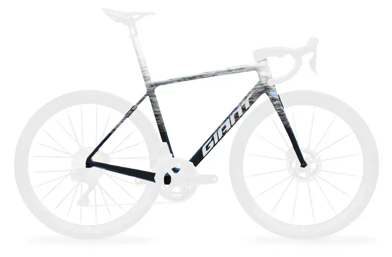 2026 Giant TCR Advanced SL-FF Road Frame in Icicle White/Mariana Blue