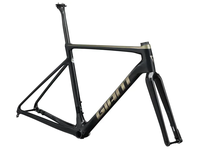 2024 Giant TCX Advanced Pro Frameset - Gloss Carbon Smoke / Pyrite Brown-1