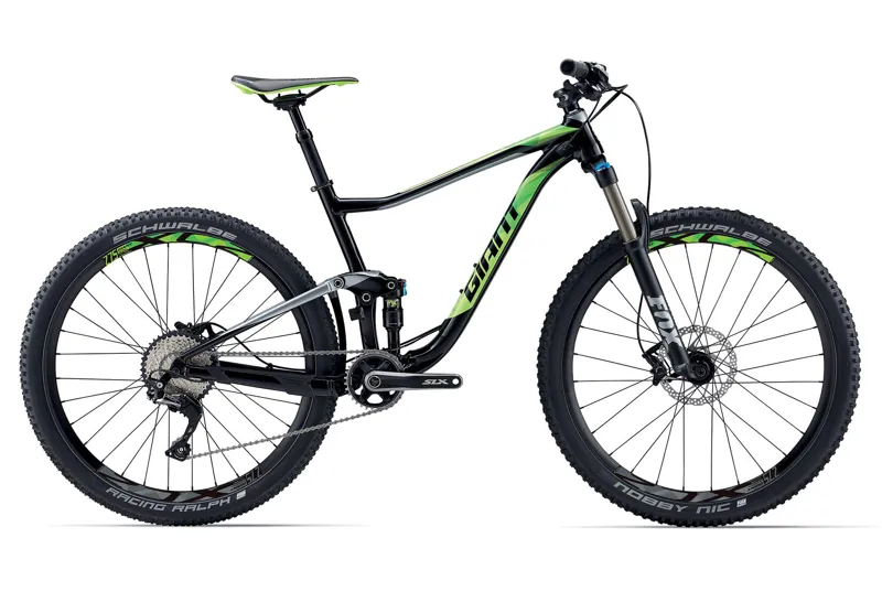 black and green mtb