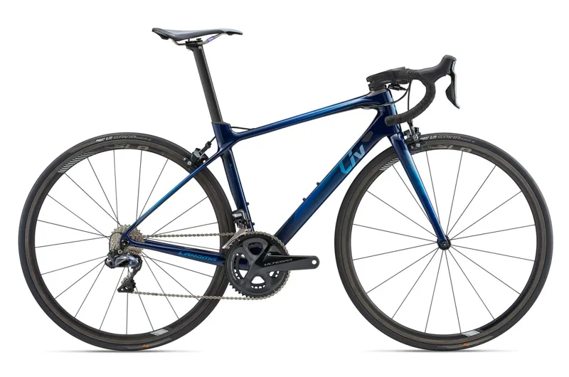 2018 LIV LANGMA ADVANCED PRO 0 LADIES CARBON ROAD BIKE BLUE
