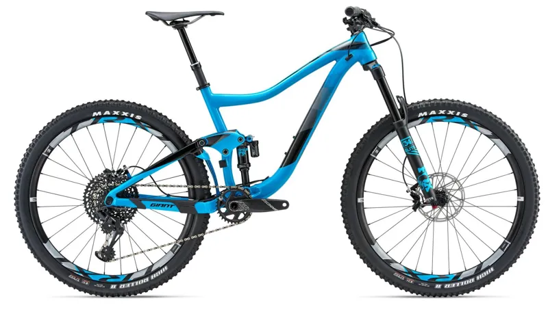 2018 GIANT TRANCE 1 ALLOY TRAIL BIKE, GLOSS BLUE/BLACK