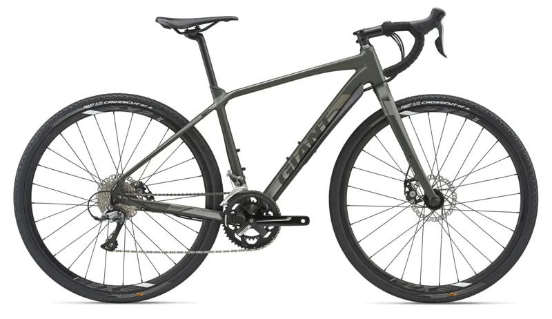2018 TOUGHROAD SLR GX 3 ALLOY DISC GRAVEL BIKE, MATT GREEN/GREY/SILVER