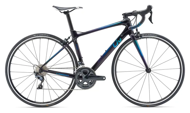 2019 Liv Langma Advanced 1 Carbon Womens Road bike in Black