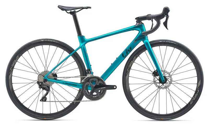 2020 Liv Langma Advanced 2 Disc Carbon Road Race Bike in Green