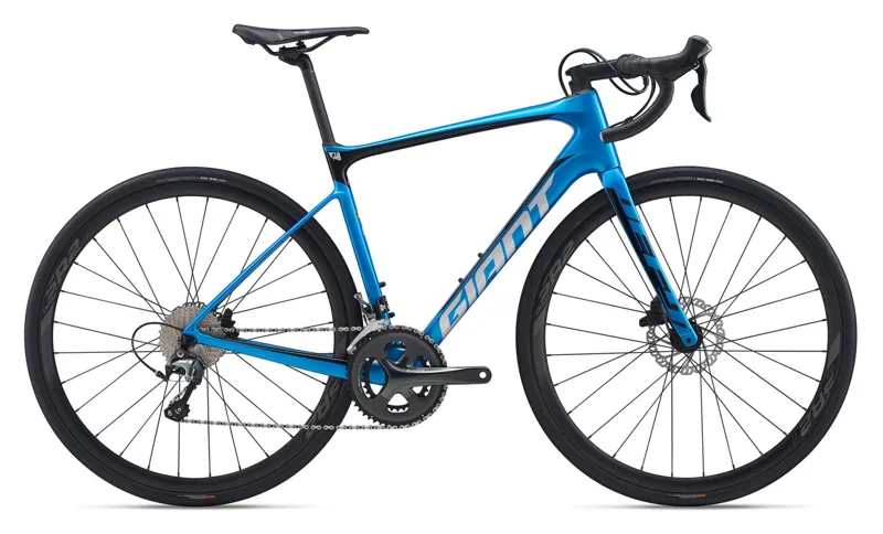 2020 Giant Defy Advanced 3 Carbon Road Bike in Blue