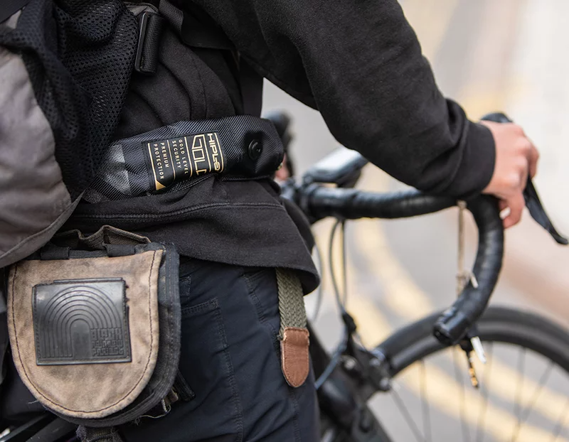 Hiplok Gold - 10 x 850mm Wearable Chain Lock - Black-3