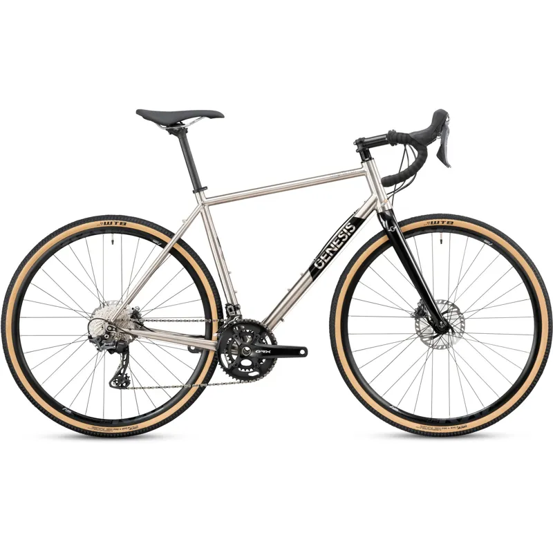2020 Genesis Croix De Fer Ti Unisex Gravel Bike in Titanium