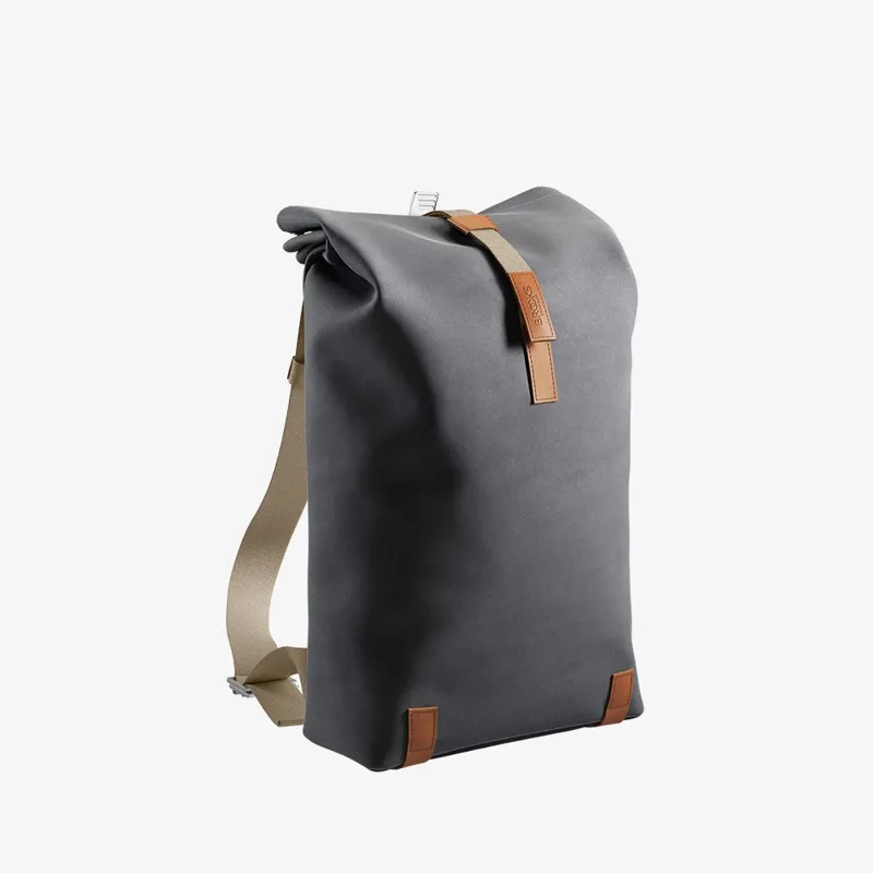 brooks england pickwick small leather backpack The roll top closure offers expandable capacity and the shoulder buckles allow for quick and easy adjustment Brooks England - Pickwick Small