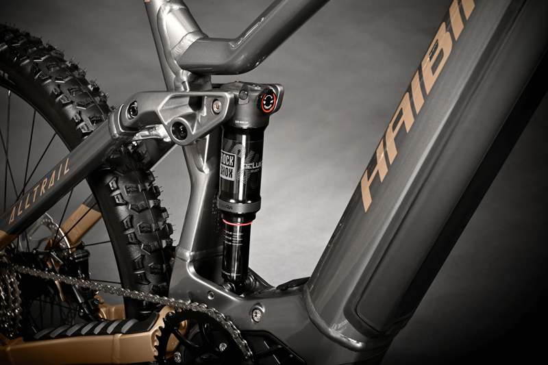 Haibike Alltrail 5 27.5 - Full Suspension Electric Bike - Titan and Caramel-8
