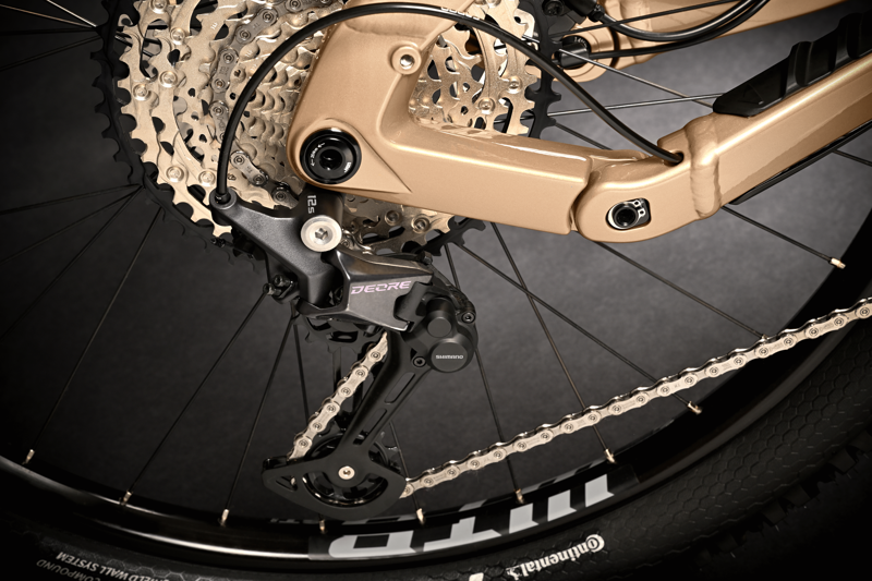 Haibike Alltrail 5 27.5 - Full Suspension Electric Bike - Titan and Caramel-5