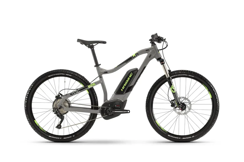 2019 Haibike Sduro Hardseven 4.0 Mens Electric Mountain Bike in Grey